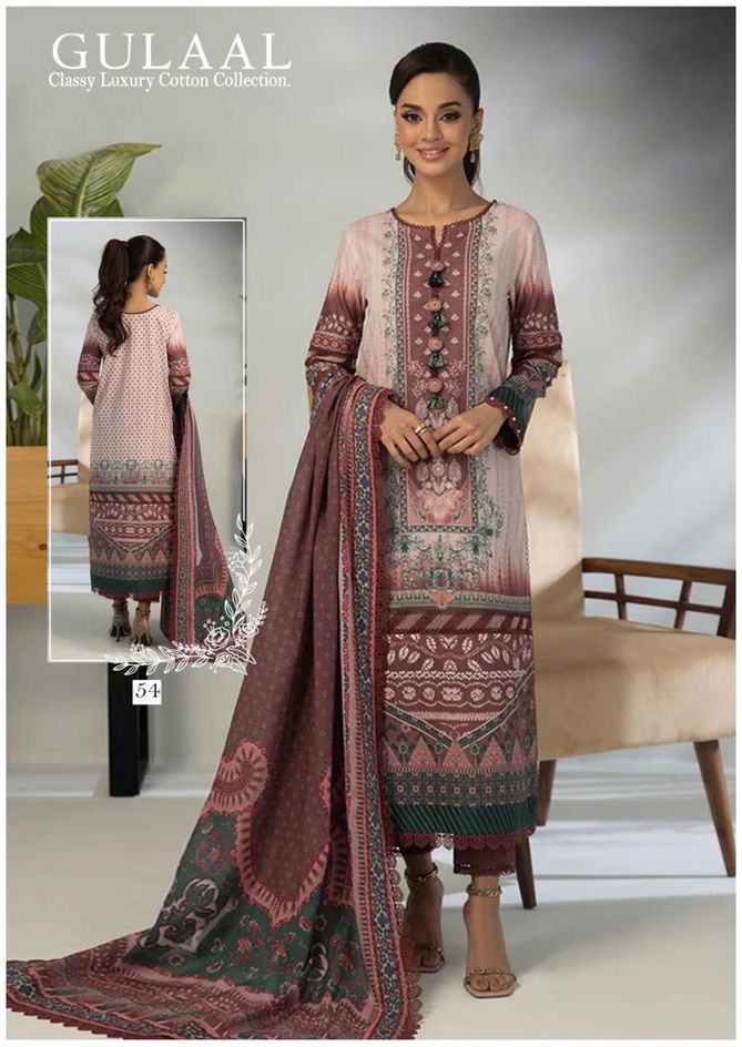 Gulaal Classy Luxury Cotton Collection Vol 6 Karachi Cotton Dress Material
